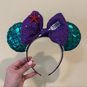 Little Mermaid Minnie Mouse Ears